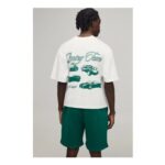 Man Oversized Boxy Italia Capri T-Shirt & Baggy Short Set