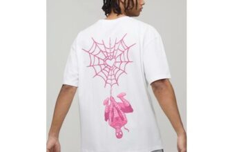 Man Oversized Marvel Spider-Man License Printed T-Shirt
