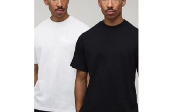 Man Regular Fit 2 Pack Essential Crew Neck T-Shirts