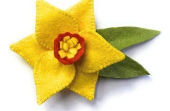 Marie Curie DIY Felt Daffodil Pin Kit