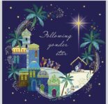 Marie Curie Yonder Star Christmas Cards Pack of 10 with Envelopes Nativity Marie Curie Store / FBA