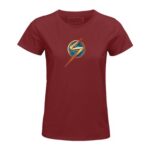Marvel Womens T-Shirt, Burgundy, XL