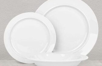 Mason 12 Piece White Dinner Set plus Free Click and Collect
