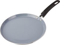 MasterClass Ceramic Non-Stick Eco Crepe Pan, 24cm, Carbon Steel