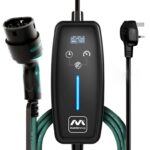 Masterplug EV Charging Cable for Electric and Hybrid Vehicles, 10 Metres, Mode 2, Delay Charging Function, 3 Pin