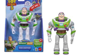Mattel Disney and Pixar Toy Story 5 Interactables Buzz Lightyear (£17.99 – Woody, Lilypad, Jessie)
