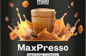 MaxiNutrition MaxPresso Protein Coffee – 21g Protein per Serving – 300g