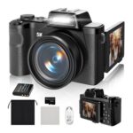 Maxmango 5K Digital Camera with Flip Screen, WiFi, Autofocus