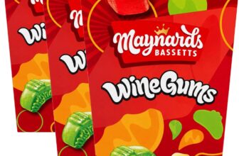 Maynards Bassetts Wine Gums, Bursting with Fruity Flavours, Sharing Pack, 350g (Pack of 3)