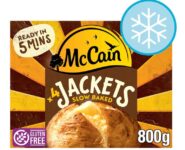 McCain 4 Baked Jacket Potatoes 800G – Clubcard price