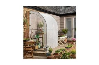 McGregor Garden Wall Leaning Transparent Greenhouse -6 X3 Ft