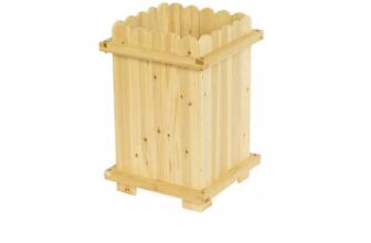 McGregor Scalloped Edge Wooden Planter – Free C&C