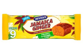 McVities Jamaica Ginger Cake, Pineapple & Coconut Flavour, 232 g