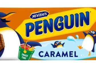 McVities Penguin Caramel Flavour Bars 7 x 24.6g (172.2g)