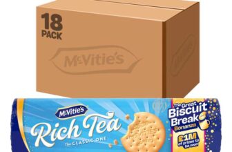McVities Rich Tea Classic Biscuit, Pack of 18 x 300 g (£15.75 S&S)