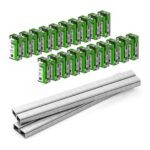 Meite Type 71/6mm Staples, Galvanised 22 Gauge, 9.1mm Crown, 200-400Pcs