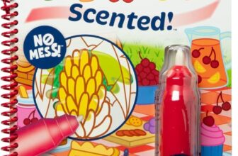 Melissa & Doug Water WOW – Fruit Colouring Books for Children, Travel Toys for Kids, Activity Drawing Pad Age 3-6