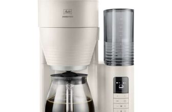 Melitta AromaFresh Pro X Filter Coffee Machine with grinder ( Warm Grey ) w/code