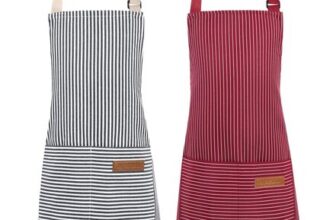 Meng Jiaran Kids Aprons, 2-Pack with Pockets