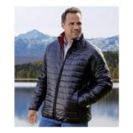 Mens Black Lightweight Puffer Jacket