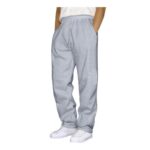 Mens Fleece Joggers with Pockets, Elastic Waist