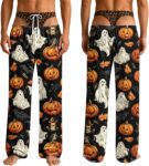 Mens Halloween Pj Pants Funny Pyjama Bottoms Print Sleeping Trousers