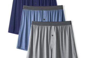 Mens Loose Boxer Shorts Bamboo Rayon