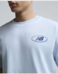 Mens New Balance Oval T-Shirt, Oxford Blue, Size XS-XL – Free C&C