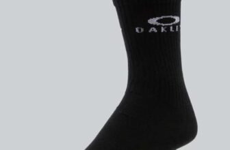 Mens Oakley 3 Pack Elipse Logo Sock, Black – Size M – Free C&C