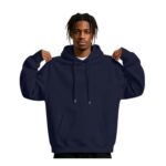 Mens Oversized Fleece Hoodie with Pocket