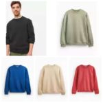 Mens The Ultimate Crew Neck Sweatshirt (Black / Green / Grey Marl / Red / Blue / Yellow Cream) Sizes S- XXXL Free C&C