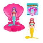 Mermaid Pool Diving Toys Set with Shells, 2 Pieces