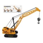 Metal ABS Crane Toy Diecast Construction Vehicle with Lifting Button