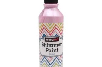 Metallic Pale Pink Ready Mixed Shimmer Paint 300ml