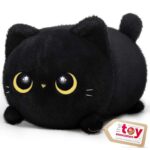 Mewaii Black Cat Plush, Kawaii Plushies, Ultra-Soft, 20cm Gentle Machine Washable – Sold by Mewaii-UK / FBA