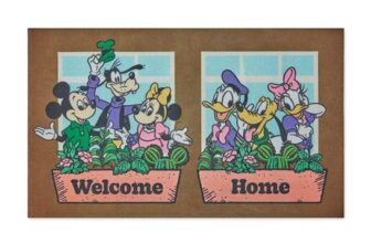 Mickey and Friends Garden Club Doormat