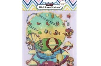 Mini Amusement Park Scene Stickers