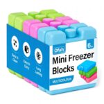 Mini Freezer Blocks Reusable Ice Packs For Lunch Boxes Cooler Bags x6