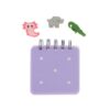 Mini Purple Notebook with Charms