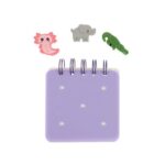 Mini Purple Notebook with Charms