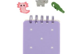 Mini Purple Notebook with Charms