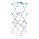 Minky 3 Tier Silver 15m Airer, Holds up to 20kg, Hanger Corners