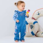 Minnie Mouse Nautical Dungaree and Bodysuit Set for Kids