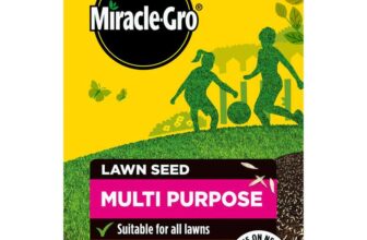 Miracle-Gro Multi Purpose Lawn Seed, Child & Pet Friendly, Coverage 17m2, 500g Box