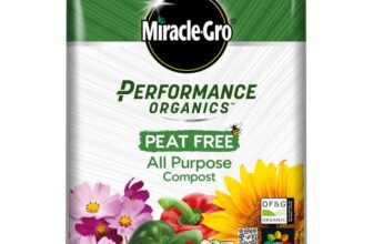 Miracle-Gro Performance Organics All Purpose Peat Free Compost, 40L