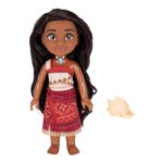 Moana Petite Posable Doll by Jakks Pacific with Shell Accessory, 15cm