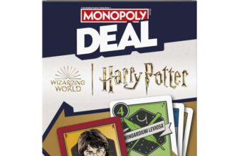 Monopoly Hasbro Gaming Deal: Harry Potter Edition Card Game, Fast Family Party Game for 25 Players, Ages 8, Quick to Learn & Replay