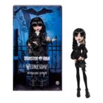 Monster High X Wednesday Addams Doll in Black Dress
