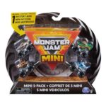 Monster Jam Official 1:87 Mini 5-Pack with Mystery Collectible Truck