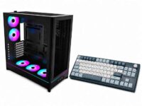 Montech HS01 PRO Black Reversible Mid Tower PC Case Free Montech MKey TKL Mechanical Gaming Keyboard